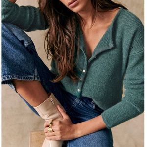 Sezane Gaspard Cardigan, Sage size Small in great condition